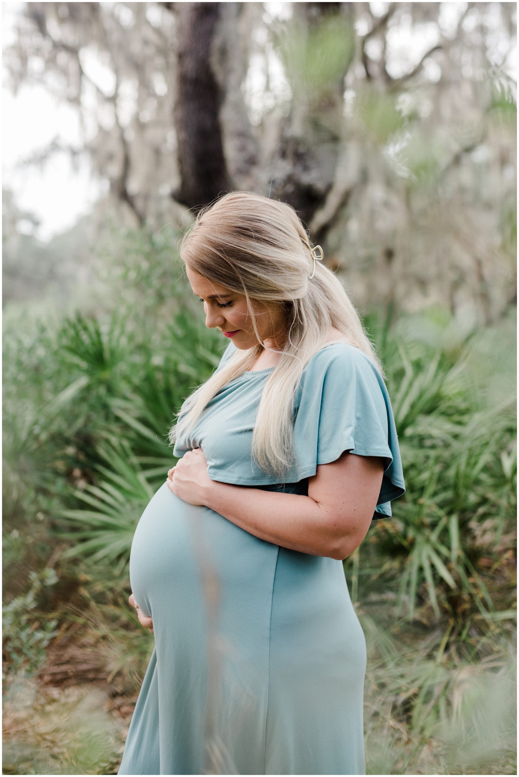 Orlando Maternity Photographer Forest Maternity Session